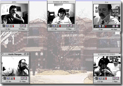 screen shot of conference in progress